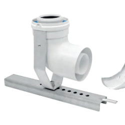 Skoberne Kolano PP-AL 60/100mm 87° z podporą 504143